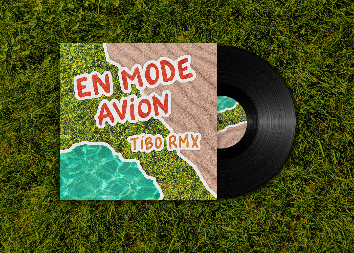 Pochette de vinyle En mode avion